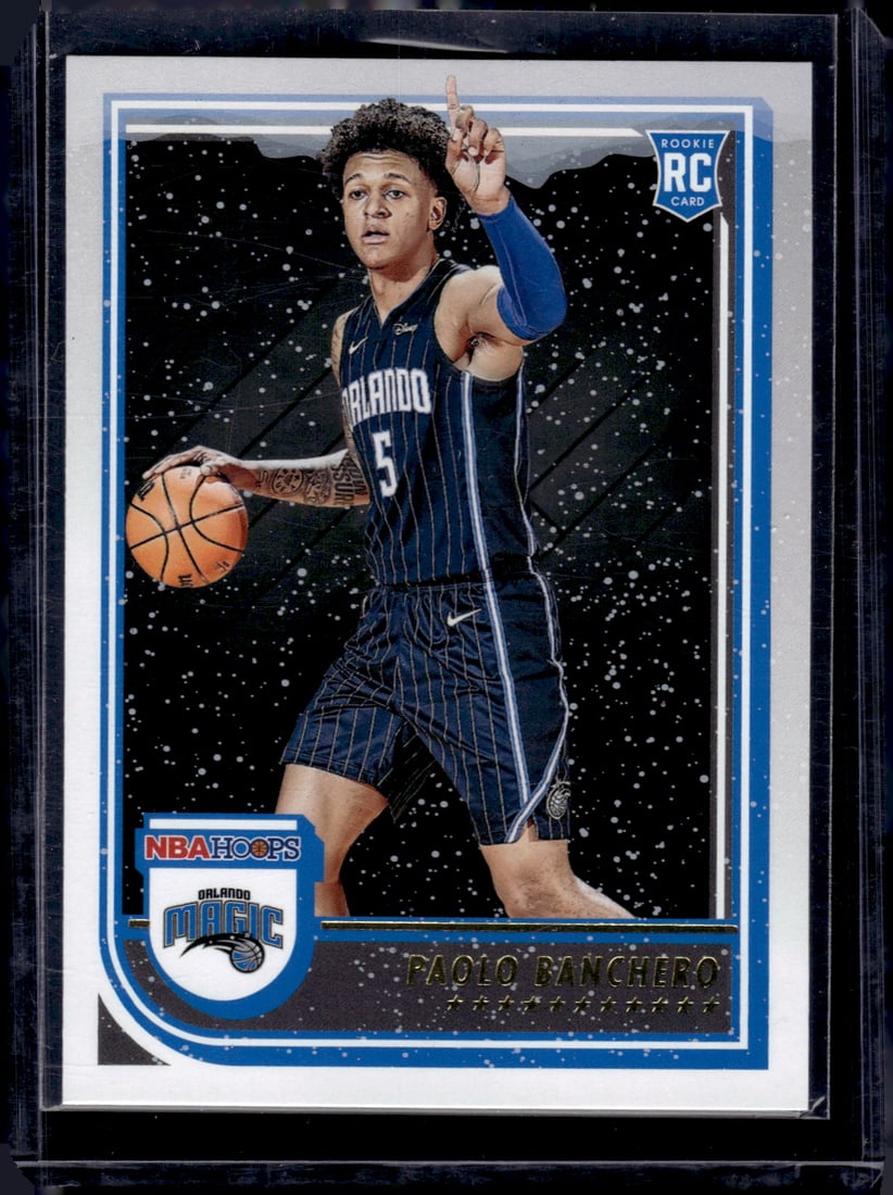 Paolo Banchero Rookie Card 2022-23 Panini NBA Hoops #231 Orlando Magic NBA (1 of 2)