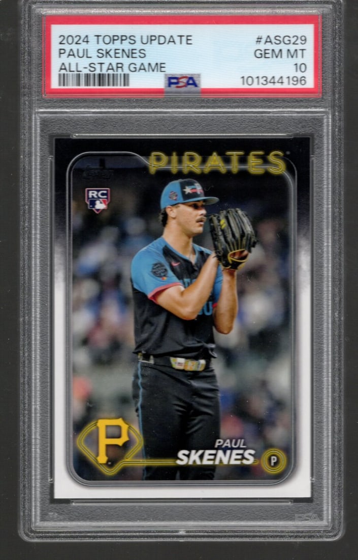 Paul Skenes Rookie Card 2024 Topps Update #ASG29 PSA 10 Baseball Card MLB (1 of 2)