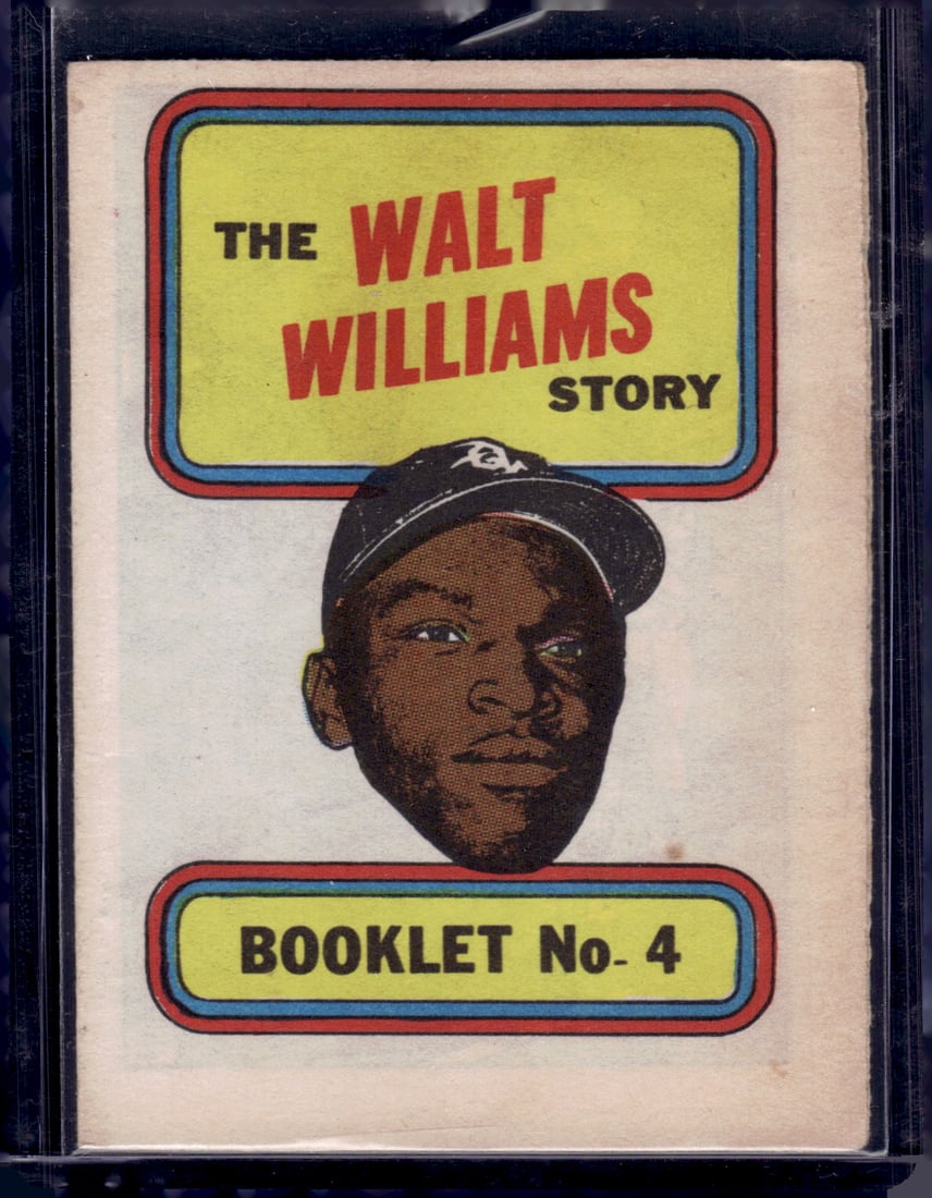 The Walt Williams Story Booklet 1970 Topps #4 Vintage Baseball (1 of 2)