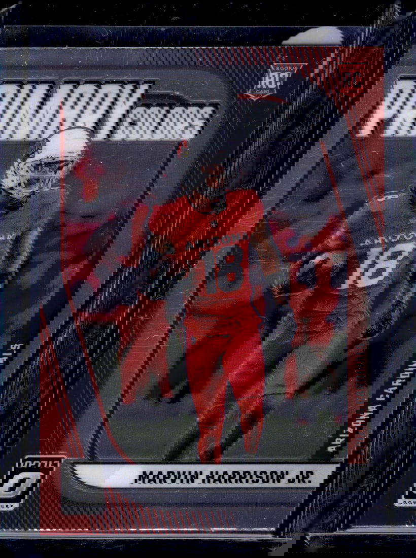 Marvin Harrison Jr. Rookie Card Primary Colors 2024 Donruss Optic #5 Cardinals NFL (1 of 2)