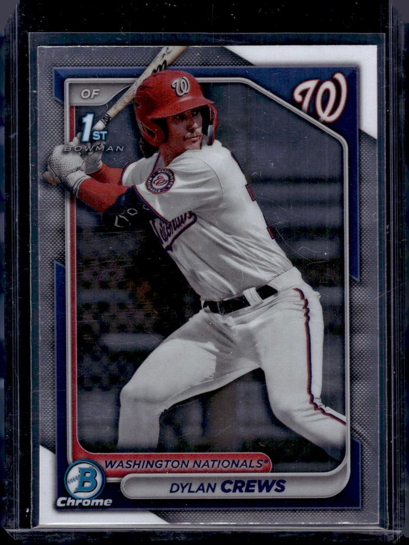 Dylan Crews 1st Bowman Chrome 2024 Bowman Chrome #BCP-23 Nationals MLB (1 of 2)