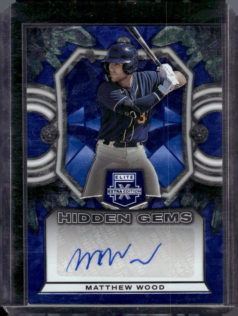 Matthew Wood Auto Hidden Gems 2024 Panini Elite Extra Edition #HG-MWD (1 of 2)