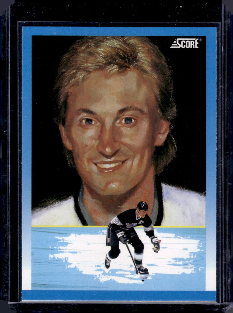 Wayne Gretzky Dream Team 1991-92 Score #376 Hockey Card (1 of 2)