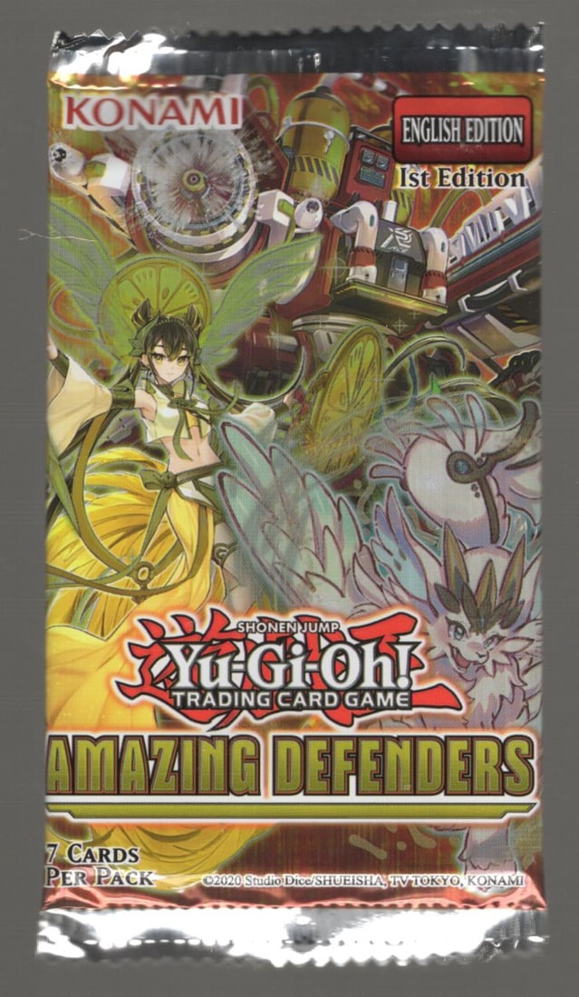 2020 Yu-Gi-Oh! Amazing Defenders Retail Box Pack - 1 Foil in Every Pack - English 1st Edition: Yu Gi Oh TCG, Yugioh 25th Anniversary Trading Card Game, Trading Card Games for Sale Near Me, Auction Lots for Sale On Line, Attack, Spell, Defend