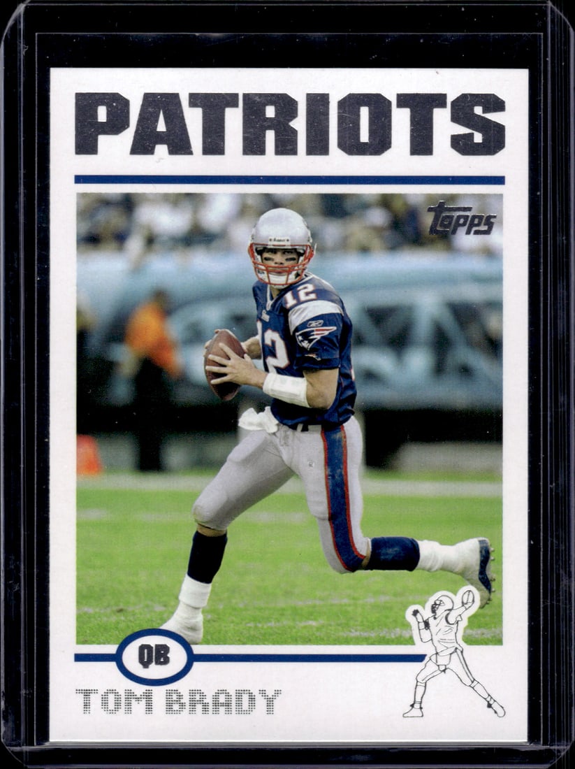 Tom Brady 2004 Topps #275 New England Patriots Football Card (1 of 2)