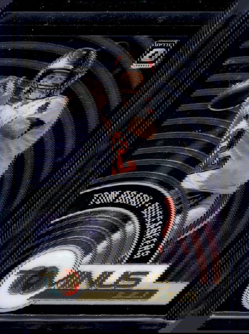 Tom Brady T-Minus 2020 Donruss Optic #TM-6 Football Card NFL (1 of 2)