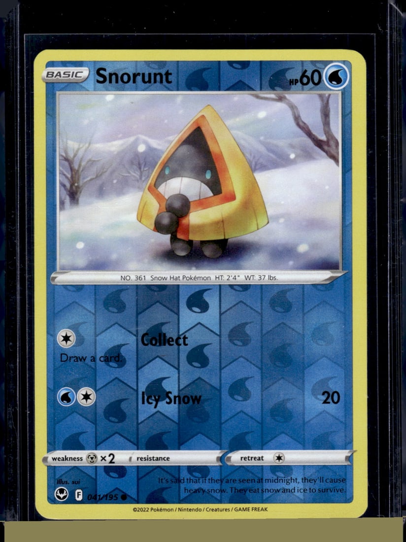 2022 Pokemon Silver Tempest Snorunt Reverse Holo #41 (1 of 2)