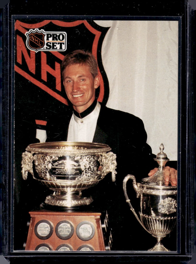 Wayne Gretzky 1991 Pro Set #324 Oilers Hockey Card: Pro Set Vintage NHL Hockey Trading & Sports Cards, Old Sports Cards for Sale Near Me, Stanley Cup & Hall of Fame Players, Valuable Auction Memorabilia Lots for Sale On Line