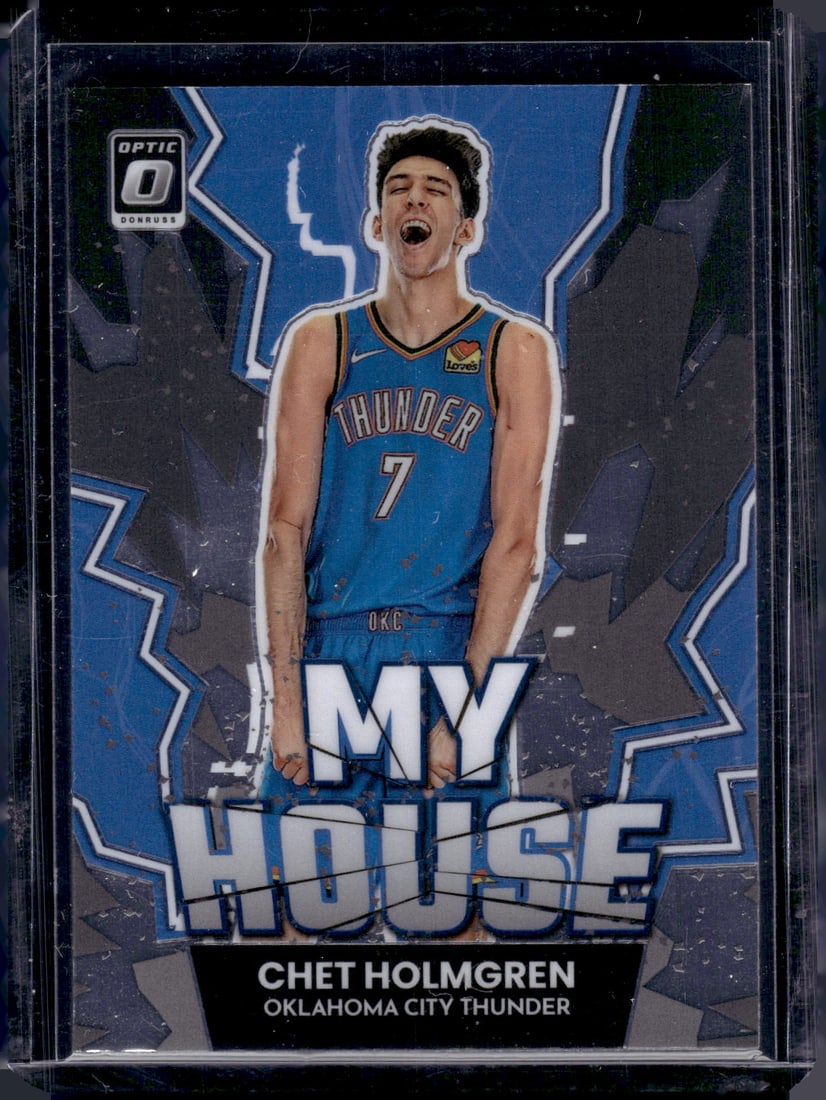 Chet Holmgren Rookie Card My House 2022-23 Donruss Optic #8 OKC Thunder (1 of 2)
