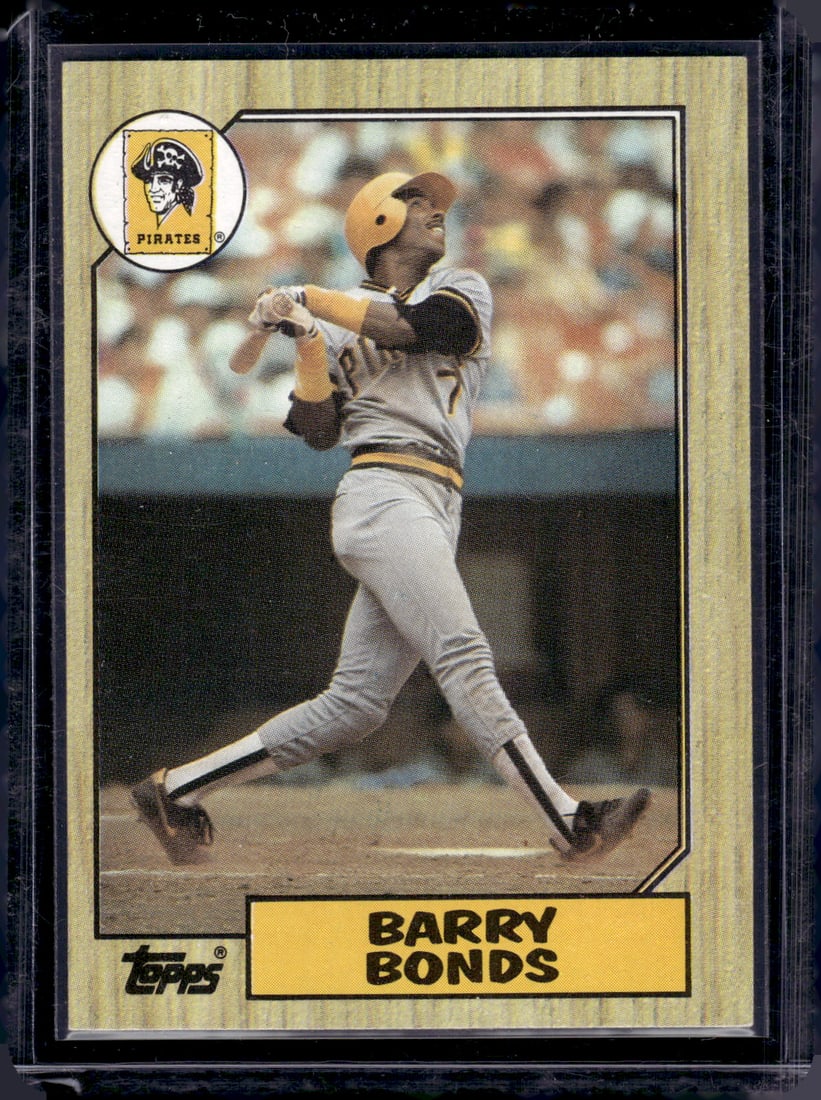 Barry Bonds Rookie Card 1987 Topps #320 Pirates Baseball Card (1 of 2)