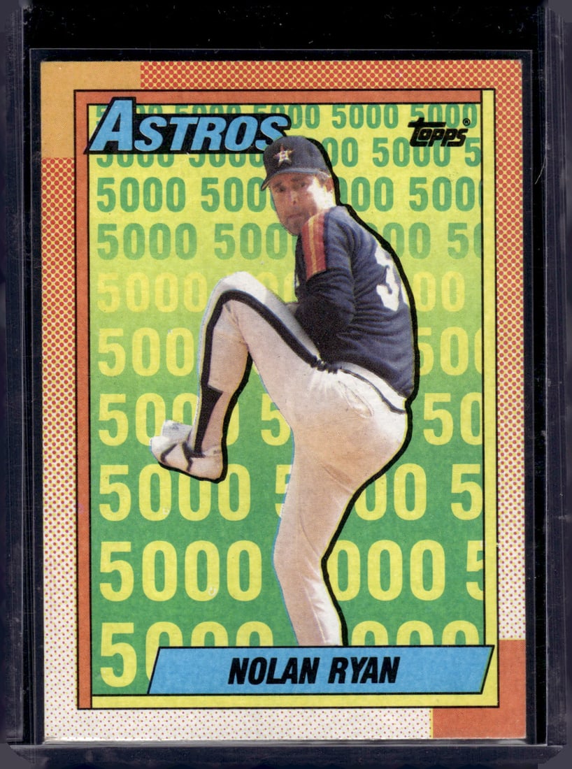 Nolan Ryan 1990 Topps #4 Astros Baseball Card (1 of 2)