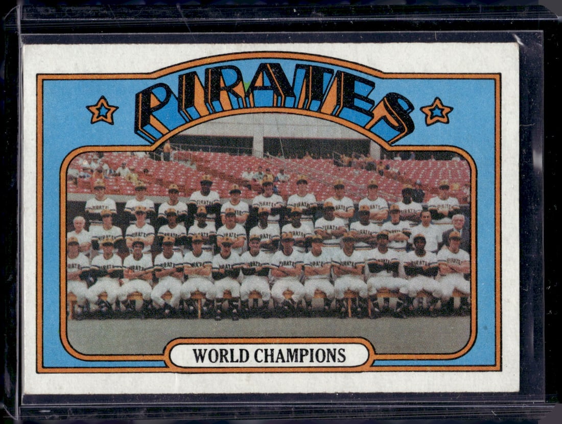 Pittsburgh Pirates 1972 Topps #1 Vintage Baseball Card (1 of 2)