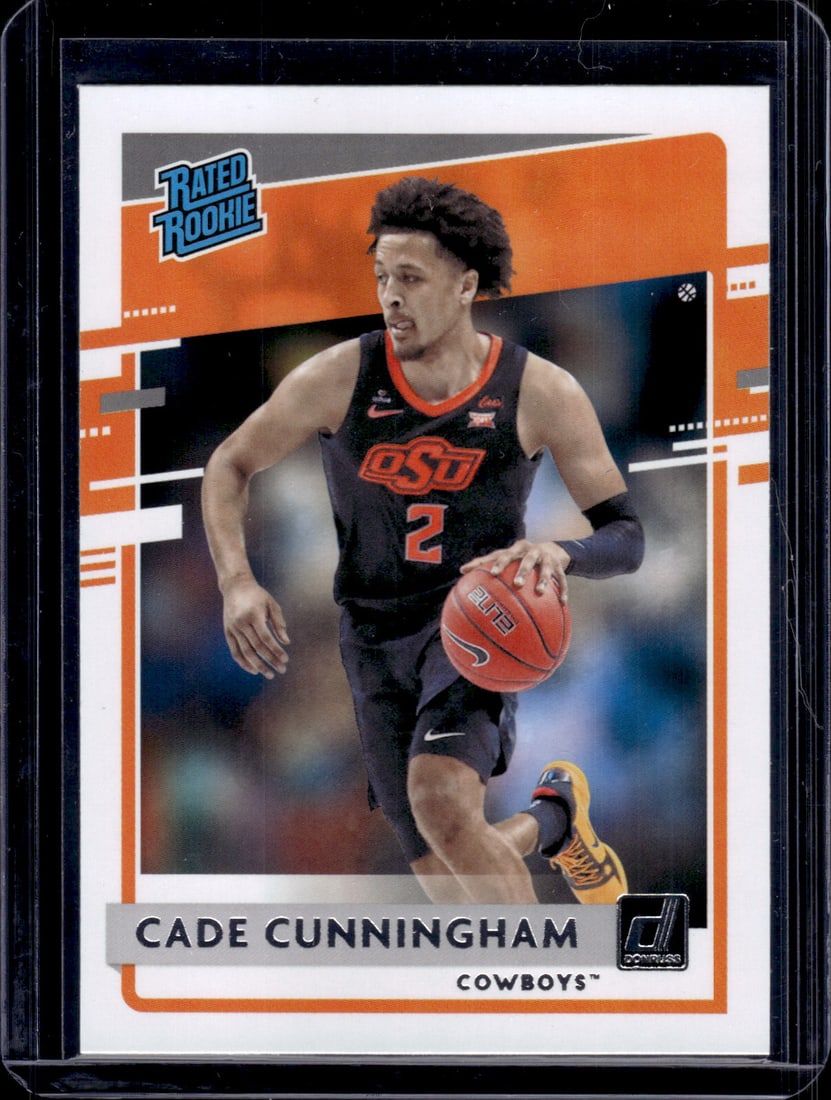 Cade Cunningham Rookie Card 2021 Panini Chronicles Donruss Draft Picks #26 Pistons (1 of 2)