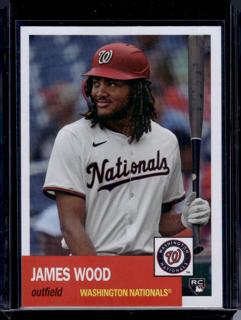 James Wood Rookie Card 25th Anniversary 2025 Topps Heritage #H25-2 Nationals Baseball (1 of 2)