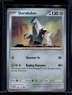 2025 Pokemon Prismatic Evolutions Duraludon Master Ball #69: TCG, Pikachu, Charizard, Rare, Secret Rare, Holo Cards, Pokemon & TCG Cards sold near Me, Nintendo, Evee, Houndoom, Reverse Holo Cards, 3 Star Ultra Rare, EX