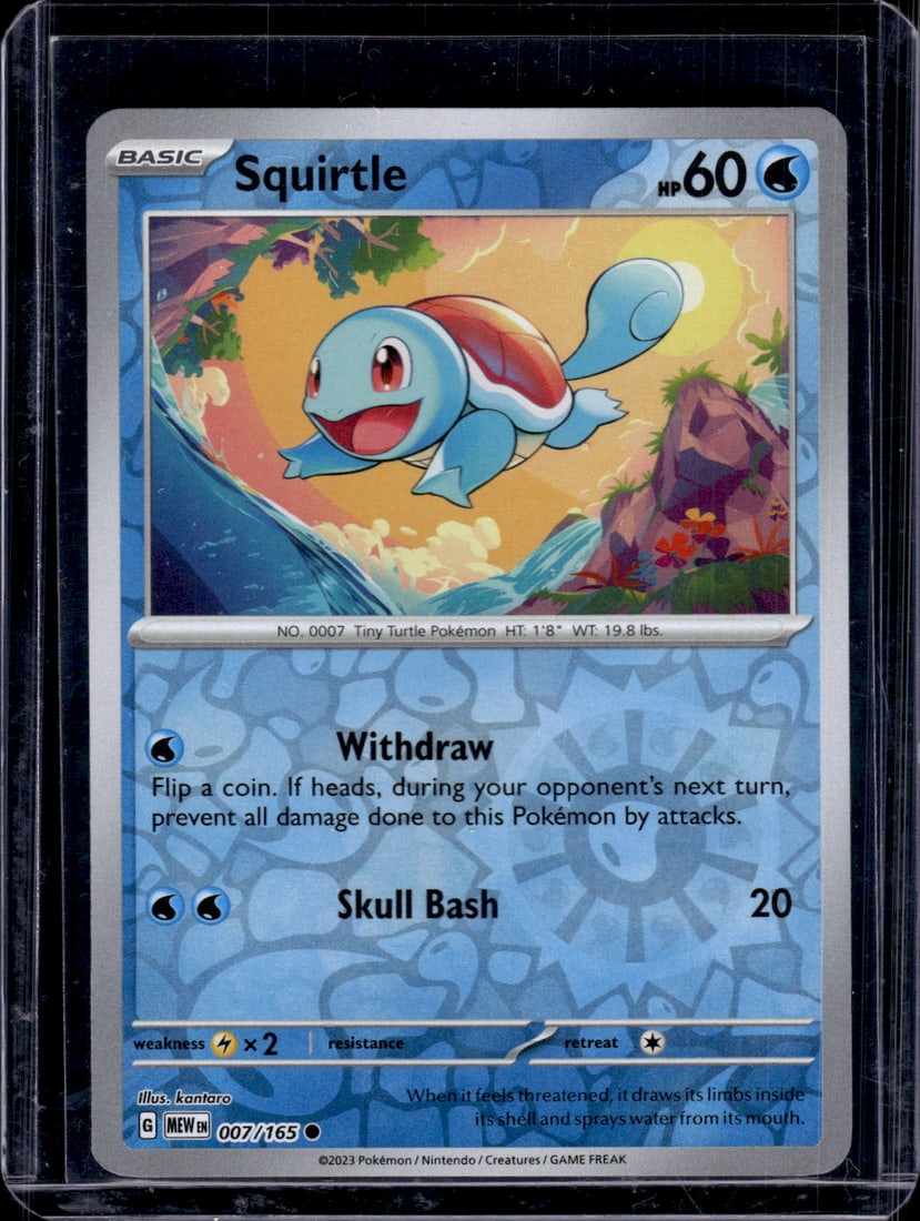 2023 Pokemon Scarlet & Violet 151 Squirtle Reverse Holo #7 (1 of 2)