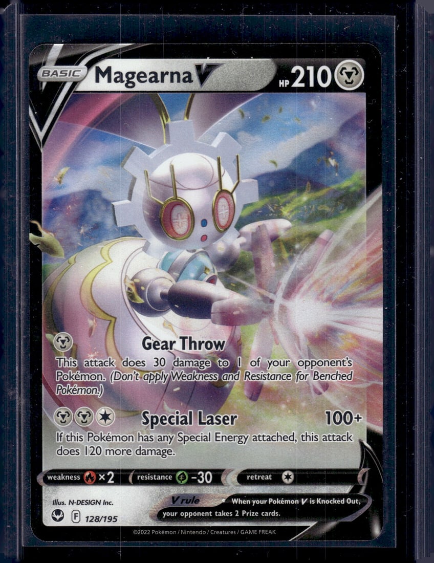 2022 Pokemon Silver Tempest Magearna V #128 (1 of 2)
