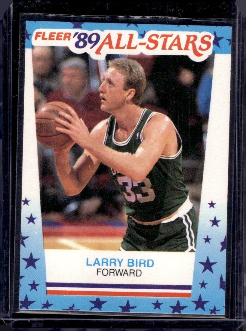 Larry Bird '89 All Stars 1989 Fleer Sticker #10 Boston Celtics NBA (1 of 2)