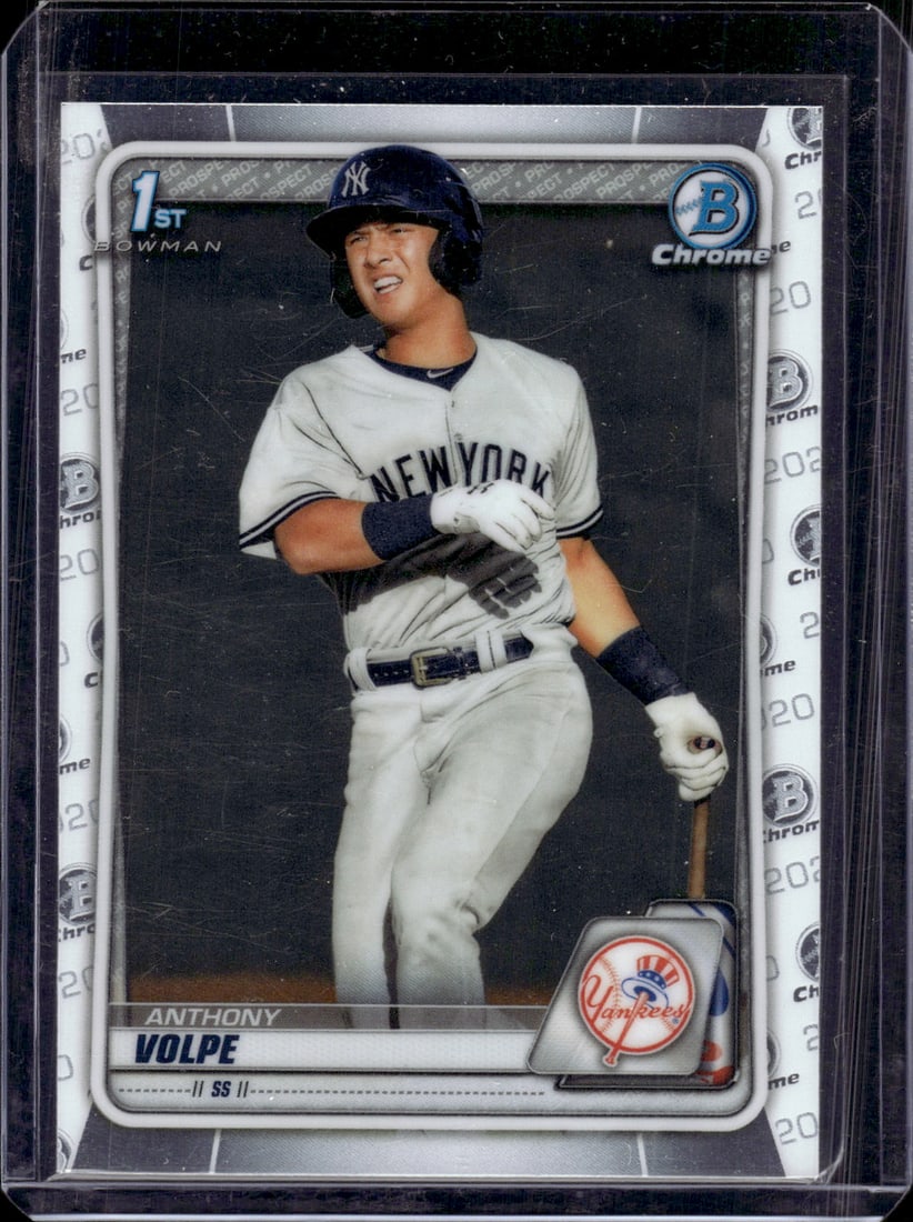 Anthony Volpe 1st Bowman Chrome 2020 Bowman Chrome #BCP-139 New York Yankees (1 of 2)