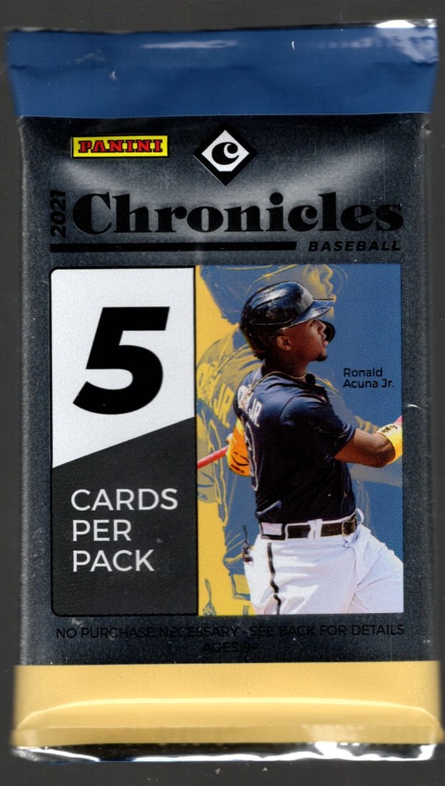 2021 Panini Chronicles Baseball Blaster Box Pack MLB Trading Cards (1 of 1)