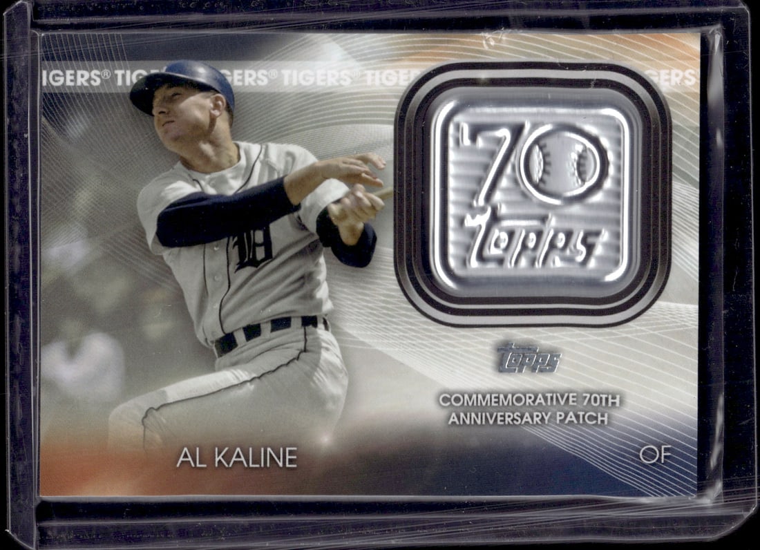 Al Kaline Commemorative 70th Anniversary Patch 2021 Topps #T70P-AK Detroit Tigers (1 of 2)