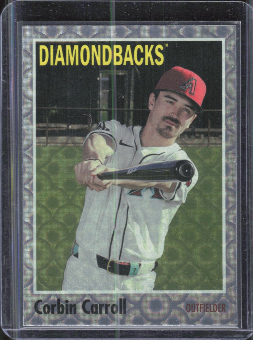 Corbin Carroll Endcap Variation SP 2025 Topps Archives #169 Baseball Card Arizona Diamondbacks (1 of 2)