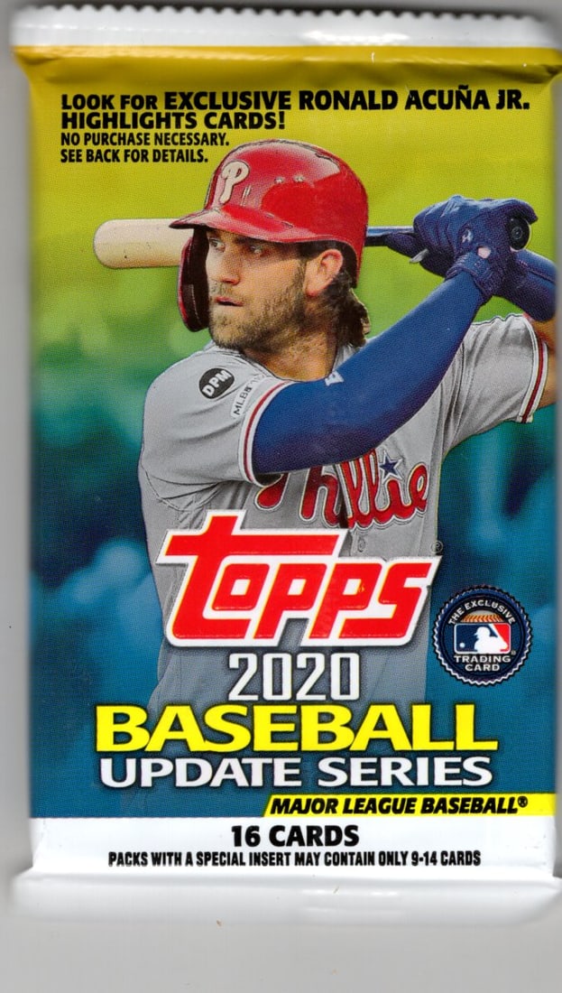2020 Topps Baseball Update Series Mega Box pack Baseball Cards Sports Cards (1 of 1)
