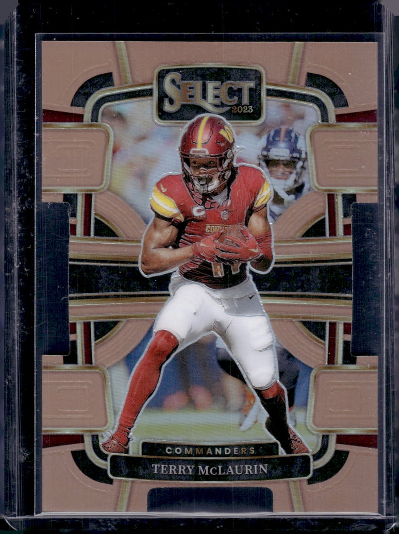 Terry McLaurin Copper Prizm Die Cut /299 2023 Panini Select #99 Commanders NFL: Panini Select, Prizm, Mosaic, Contenders, Zenith, Phoenix, Illusions, Absolute, Rookie NFL Sports Trading Cards, SP, SSP, Cards, Football Cards for Sale Near Me, Superbowl & Hall of Fame Player Cards,