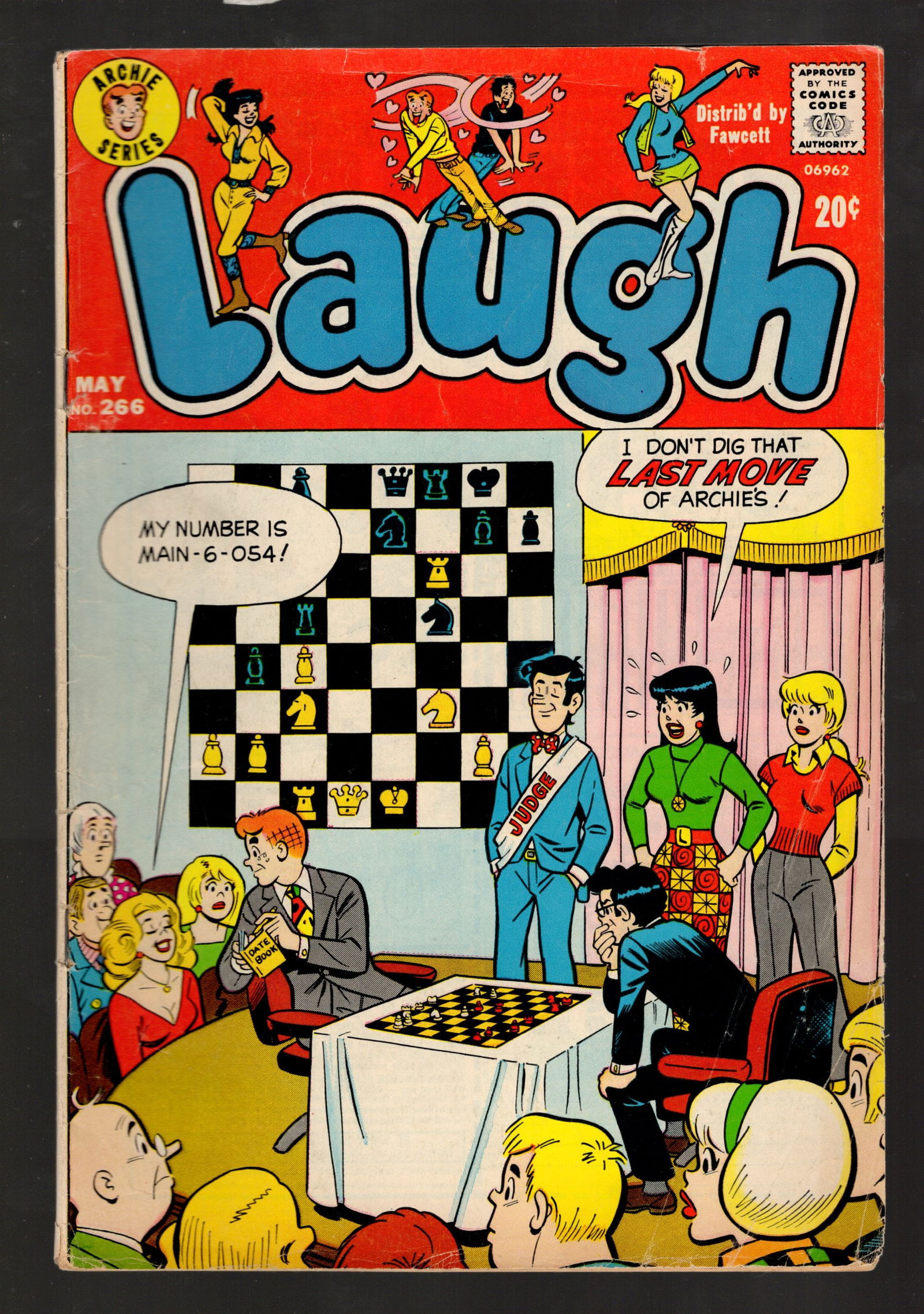Laugh Part of the Archie Series Vintage Comic Book No 266 May 1973 Mid Grade (1 of 2)