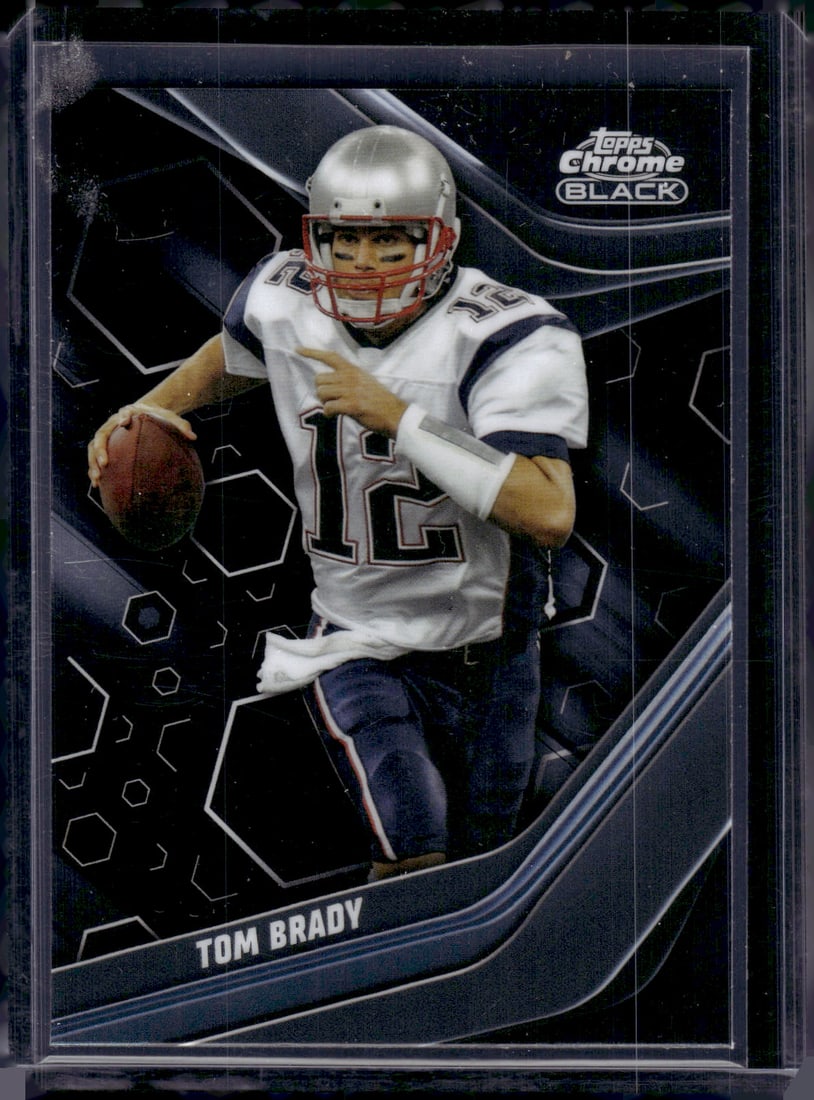 Tom Brady Topps Chrome Black 2023 Topps Composite #130 New England Patriots (1 of 2)