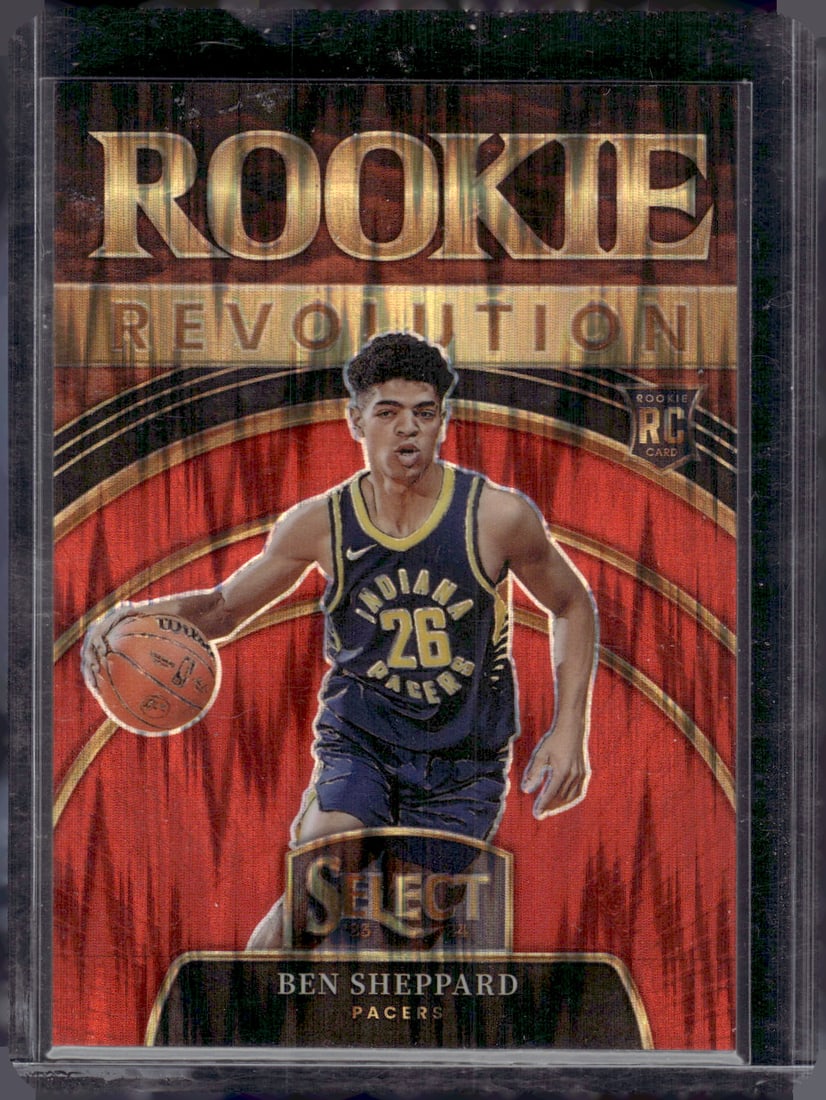 Ben Sheppard Rookie Revolution Red Flash /99 2023-24 Panini Select #13 Pacers (1 of 2)