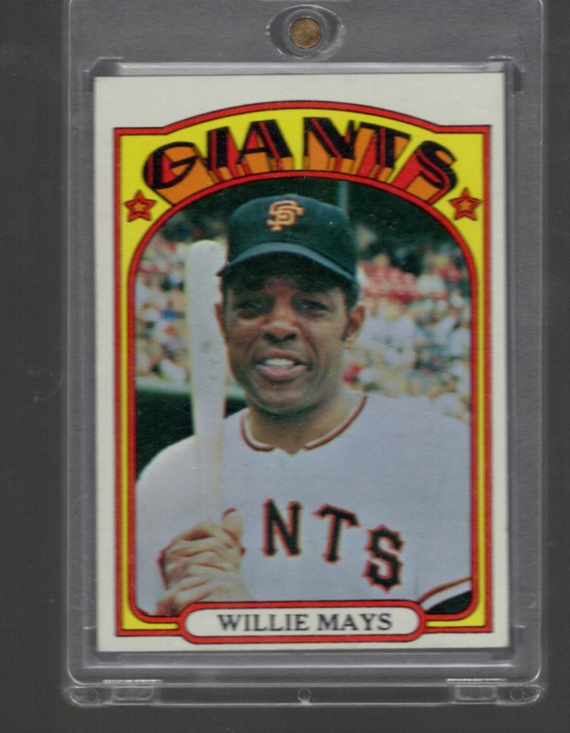 Willie Mays 1972 Topps #49 Giants Vintage Baseball Card (1 of 2)
