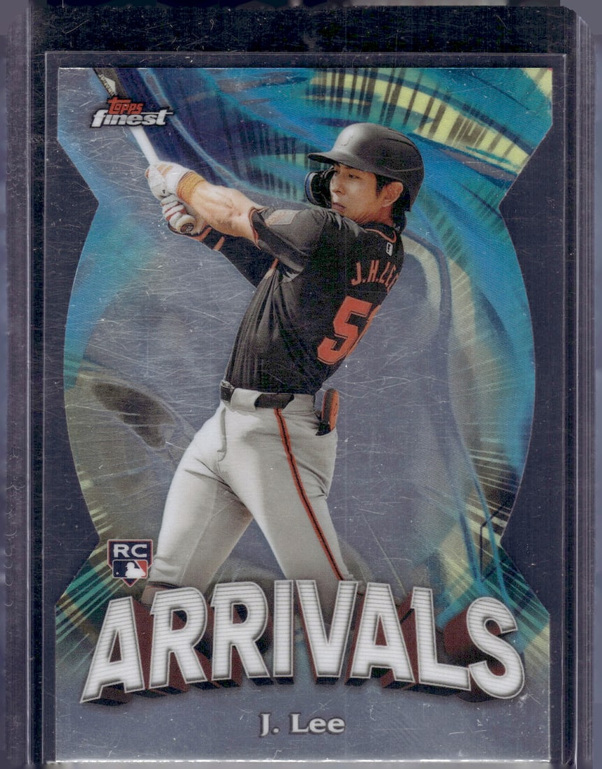 Jung Hoo Lee Rookie Card Die Cut Arrivals 2024 Topps Finest #A-21 Giants Baseball Card (1 of 2)