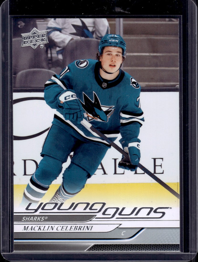 Macklin Celebrini Young Guns Rookie Card 2024-25 Upper Deck #451 San Jose Sharks: Upper Deck Baseball MLB Trading & Sports Cards, Old Sports Cards for Sale Near Me, Auction Memorabilia Lots for Sale On Line, World Series & Hall of Fame Players