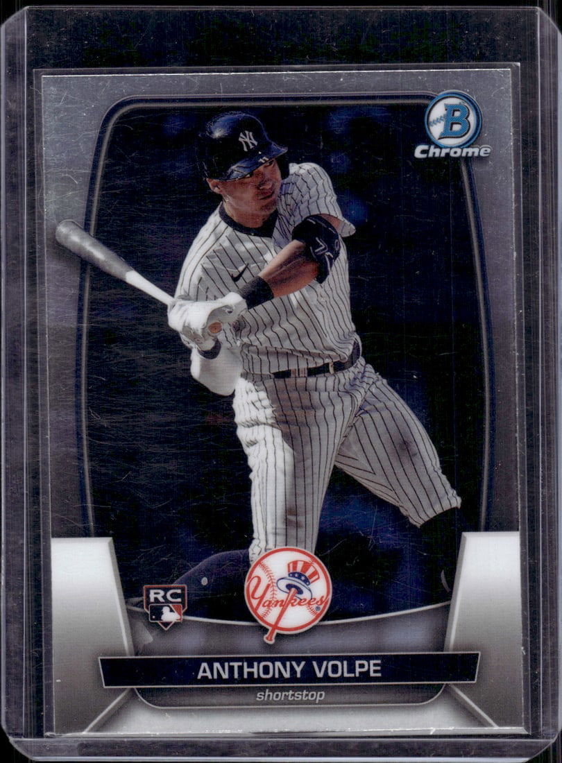 Anthony Volpe Rookie Card 2023 Bowman Chrome #11 New York Yankees Baseball Card (1 of 2)