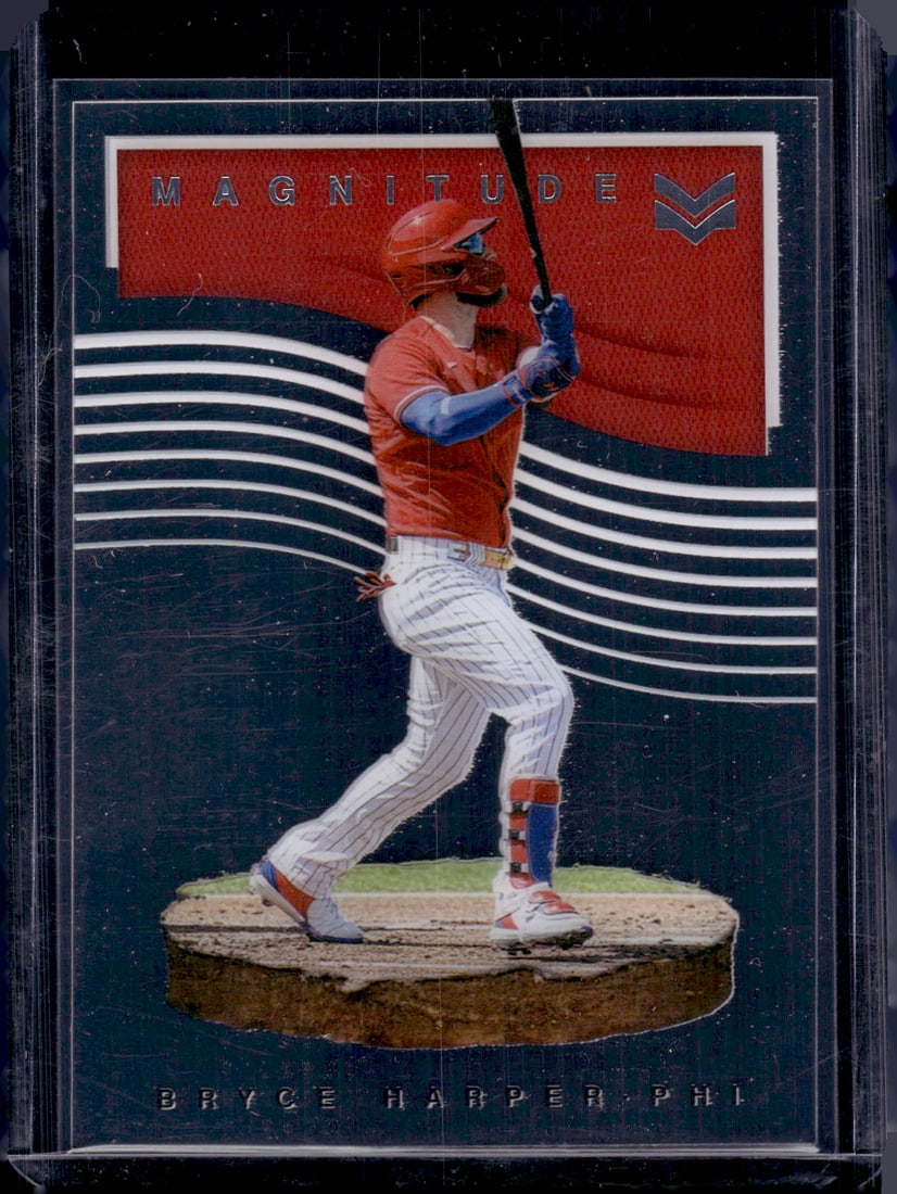 Bryce Harper Magnitude 2021 Panini Chronicles #3 Philadelphia Phillies: Panini Baseball MLB Trading & Sports Cards, Sports Cards for Sale Near Me, Prizm, Mosaic, Select, SP, SSP, Auction Memorabilia Lots for Sale On Line, World Series & Hall of Fame Players