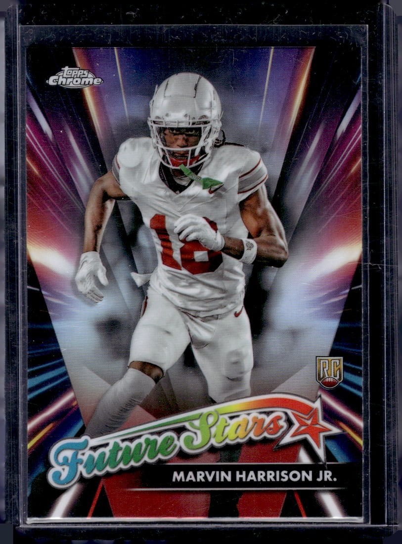 Marvin Harrison Jr. Rookie Card Refractor Future Stars 2024 Topps Chrome #FS-8 (1 of 2)