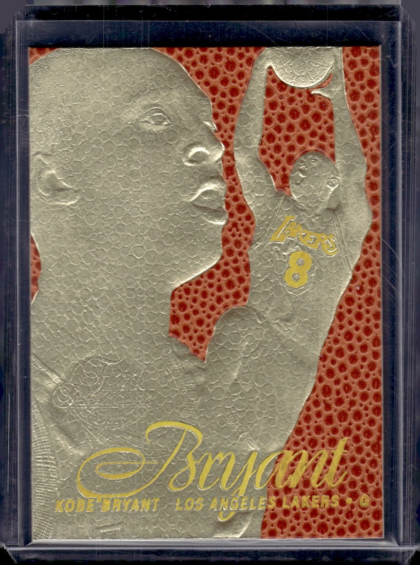 Kobe Bryant Rookie 1996-97 Fleer Flair Showcase Legacy 23kt Gold Lakers (1 of 2)