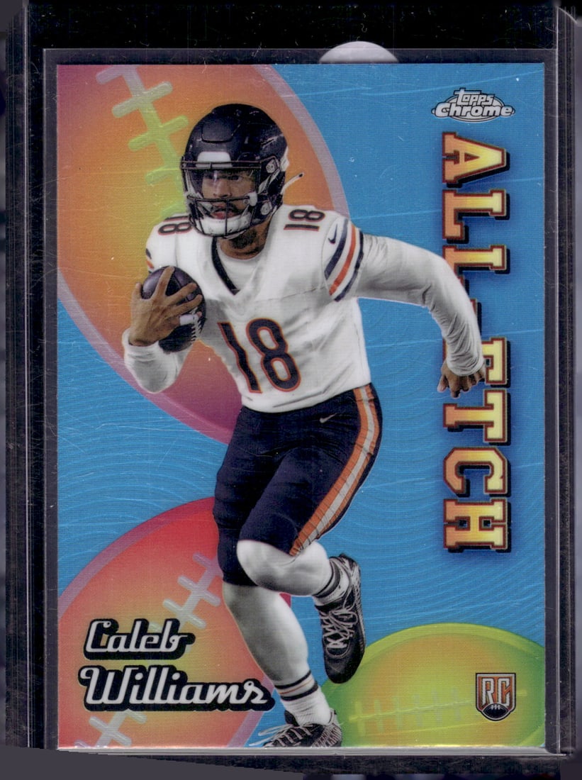 Caleb Williams Rookie Card Refractor All-Etch 2024 Topps Chrome #CAE-CW Chicago Bears (1 of 2)