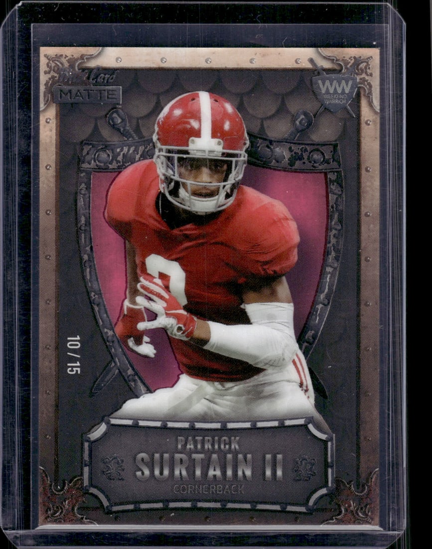 Patrick Surtain /15 2021 Wild Card Matte #MWW-14 Alabama, Broncos (1 of 2)