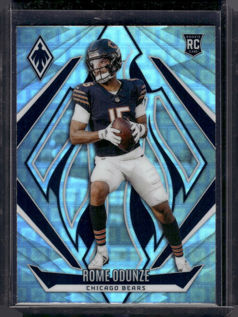 Rome Odunze Rookie Card Pandora 2024 Panini Phoenix #236 Bears Football Card: Panini Select, Prizm, Mosaic, Contenders, Zenith, Phoenix, Illusions, Absolute, Rookie NFL Sports Trading Cards, SP, SSP, Cards, Football Cards for Sale Near Me, Superbowl & Hall of Fame Player Cards,