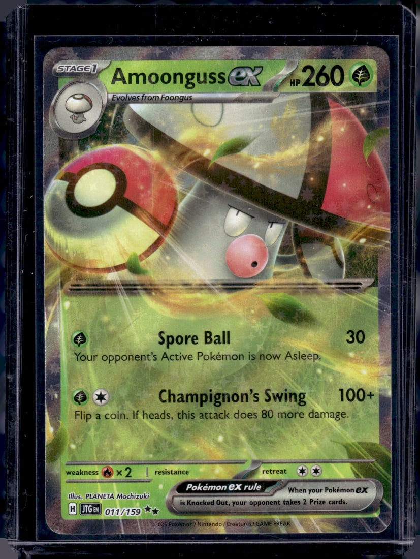 2025 Pokemon Journey Together Amoonguss Ex Double Rare #11