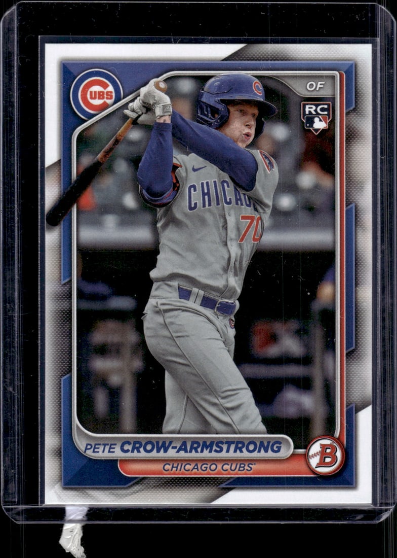 Pete Crow-Armstrong Rookie Card 2024 Bowman #85 Chicago Cubs: Bowman Baseball MLB Trading & Sports Cards, Sports Cards for Sale Near Me, World Series & Hall of Fame Players, SP, SSP, Chrome, 1st Bowman, Auction Memorabilia Lots Sold On Line