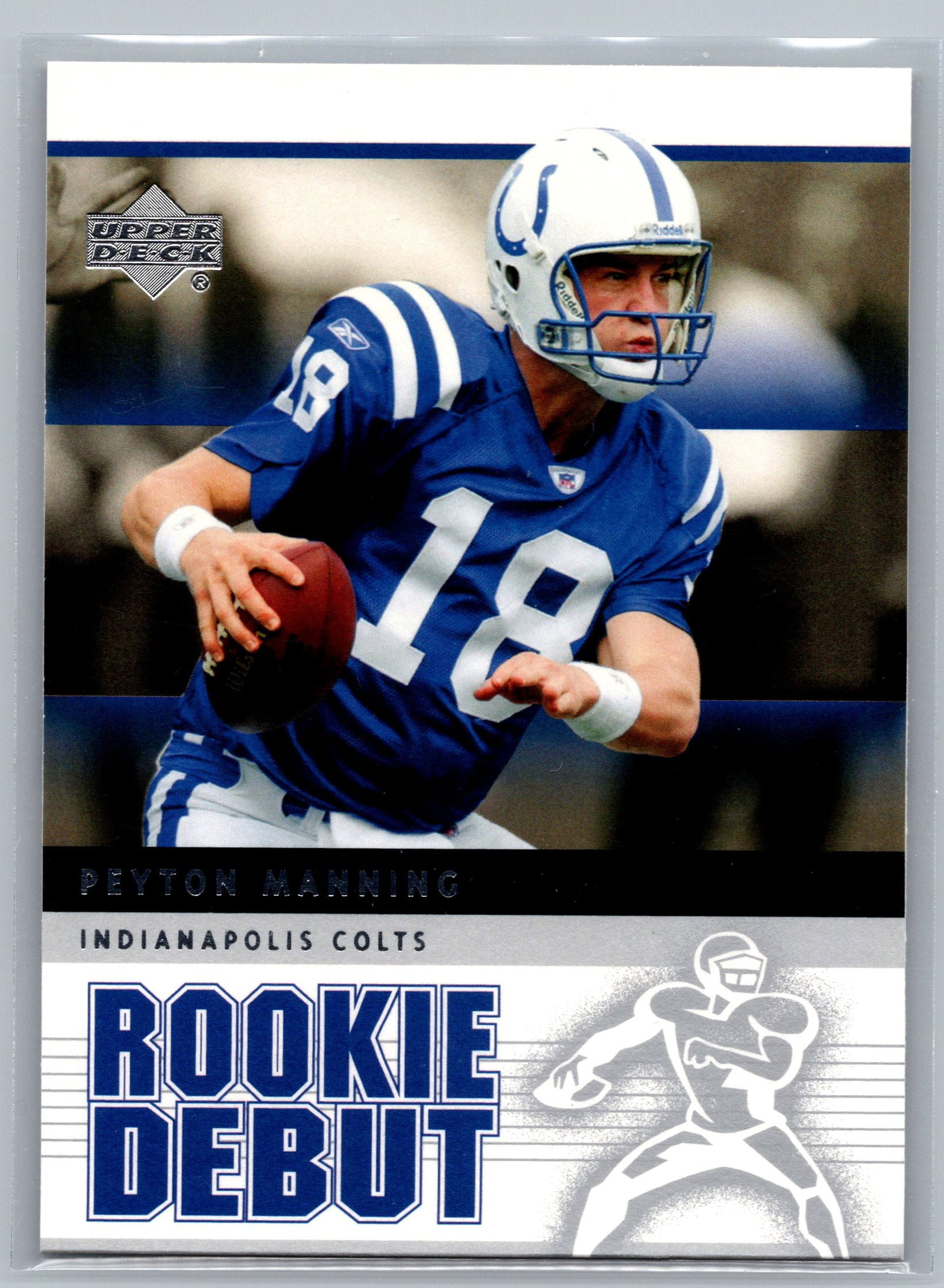 Peyton Manning Rookie Debut 2005 Upper Deck #41 Colts Football Card (1 of 2)