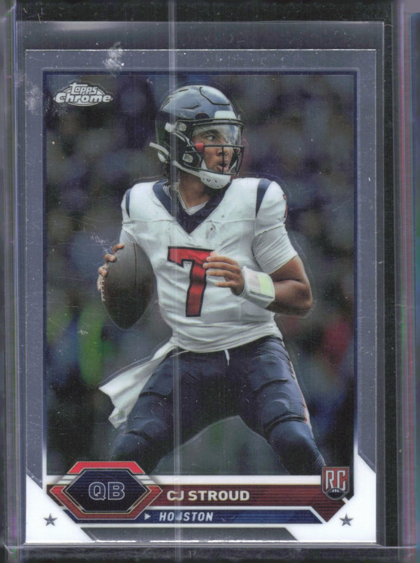 Cj Stroud Rookie Card Topps Chrome 2023 Topps Composite #2 Houston Texans (1 of 2)