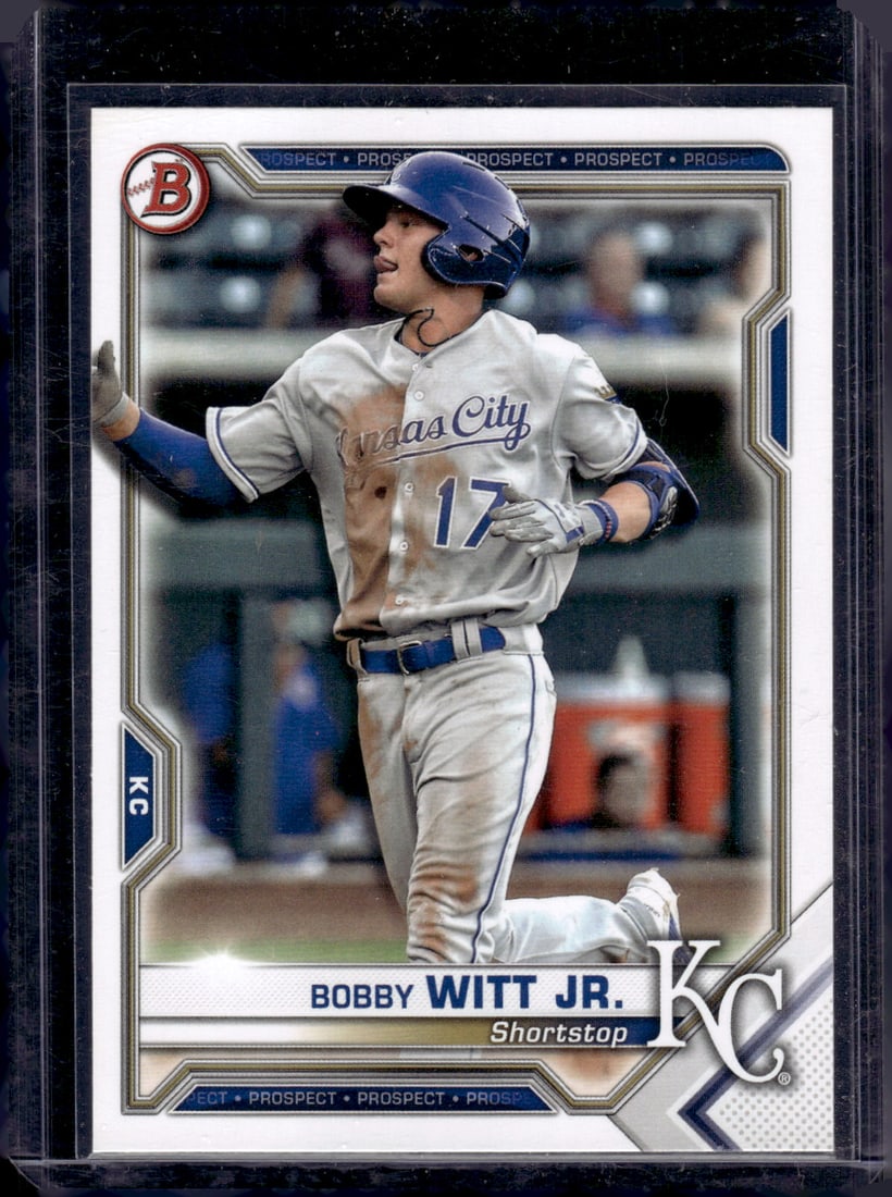 Bobby Witt Jr. Prospects 2021 Bowman #BP-1 Royals Baseball Card (1 of 2)