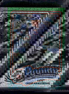 Pete Crow-Armstrong Rookie Card Mojo Refractor 2024 Bowman Chrome #ROY-13 Cubs MLB: Bowman Baseball MLB Trading & Sports Cards, Sports Cards for Sale Near Me, World Series & Hall of Fame Players, SP, SSP, Chrome, 1st Bowman, Auction Memorabilia Lots Sold On Line