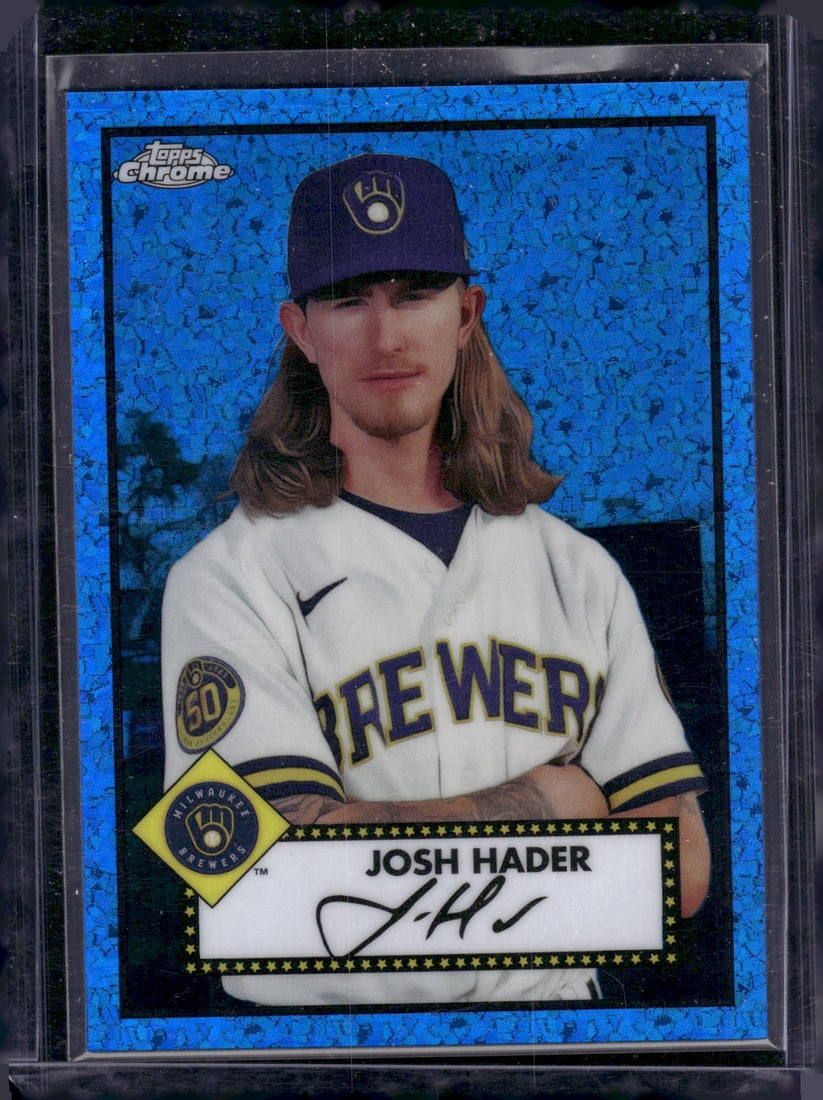 Josh Haden Blue Mini Diamond Refractor /199 2021 Topps Chrome Platinum Anniversary #284 (1 of 2)