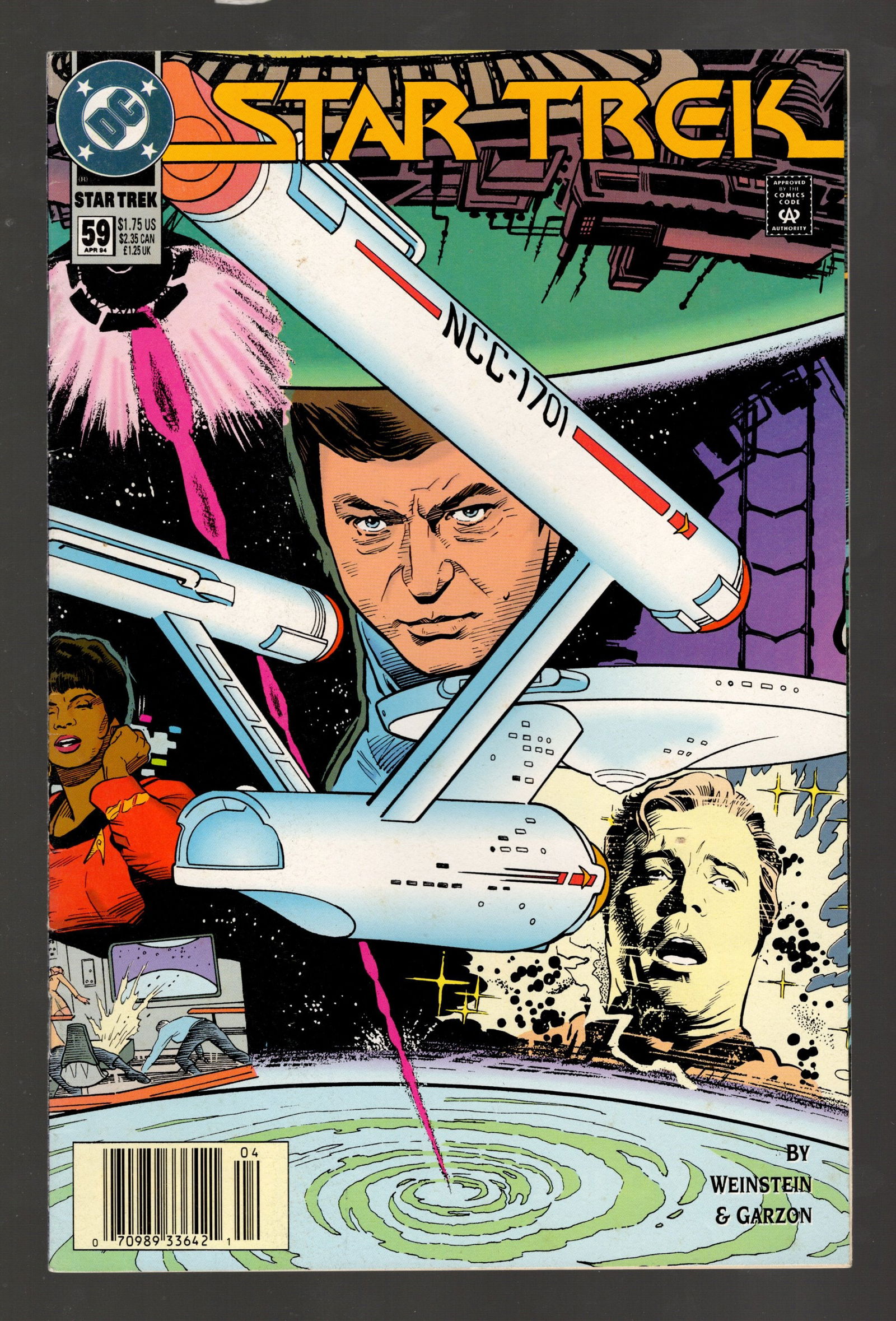 Star Trek Vintage DC Comic Book 1994 No 59 April in very good condition.  High Grade (1 of 2)