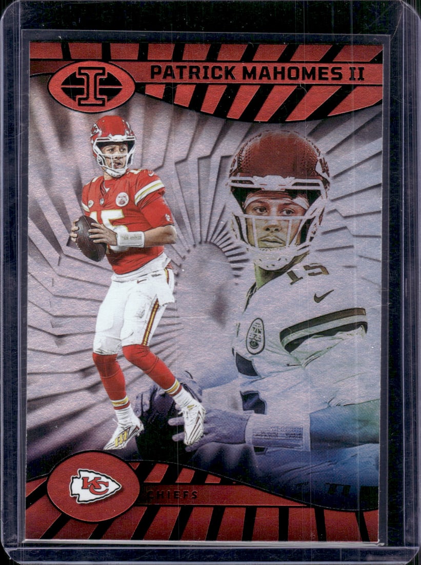 Patrick Mahomes 2024 Panini Illusions #42 Kansas City Chiefs: Panini Select, Prizm, Mosaic, Contenders, Zenith, Phoenix, Illusions, Absolute, Rookie NFL Sports Trading Cards, SP, SSP, Cards, Football Cards for Sale Near Me, Superbowl & Hall of Fame Player Cards,